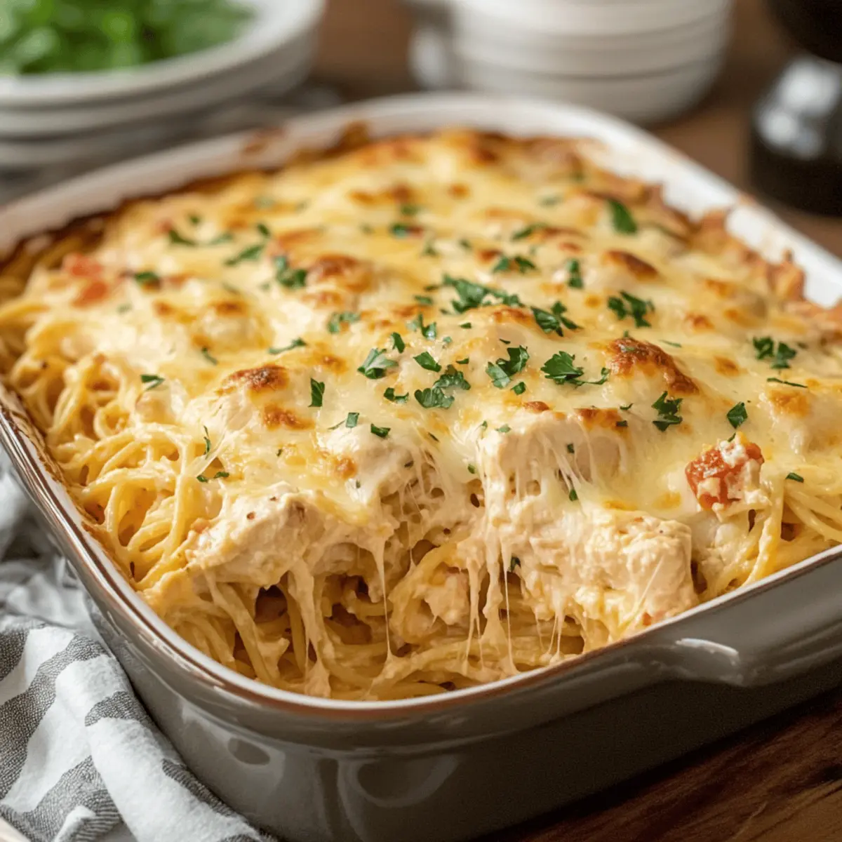 Cheesy Chicken Spaghetti Casserole: Comfort Food to Savor