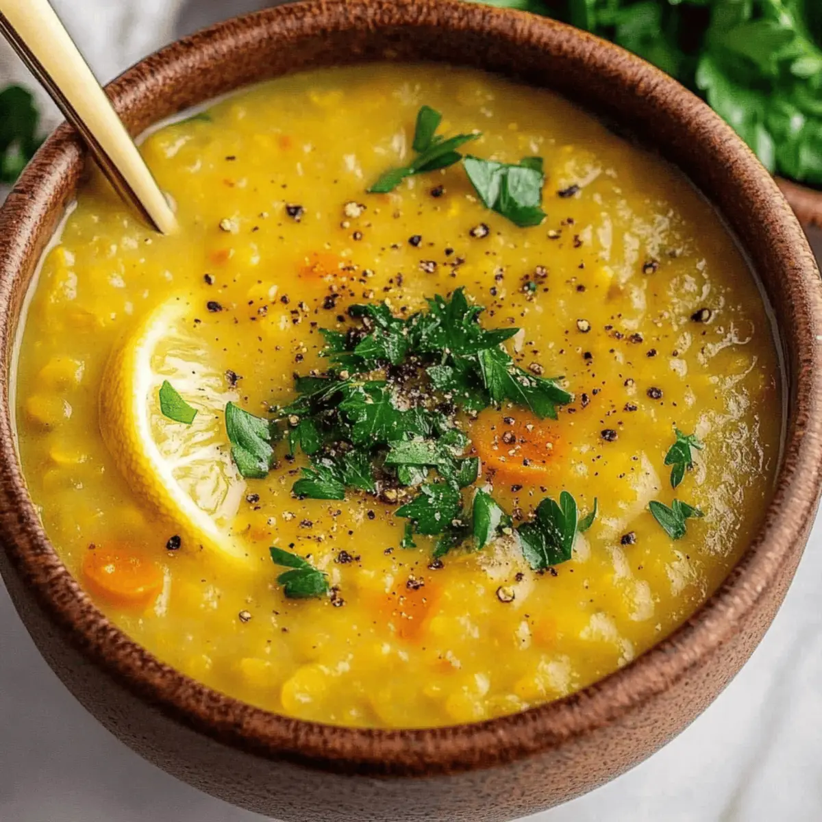 Vegan Lemon Lentil Soup: A Cozy, Protein-Packed Delight