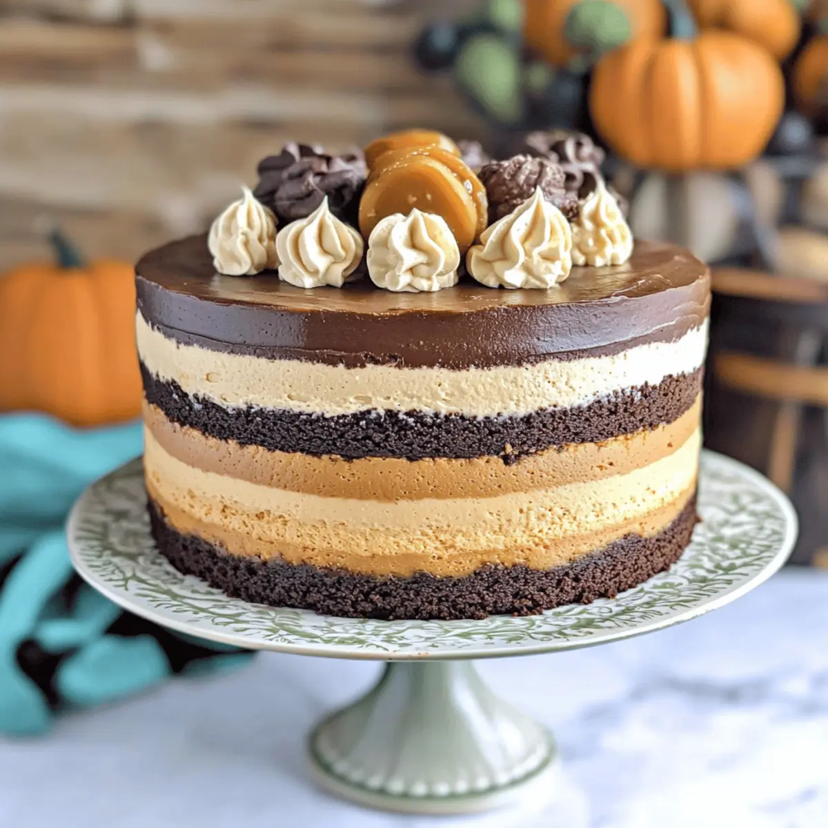 Indulge in Pumpkin Chocolate Mousse Cake Bliss Today