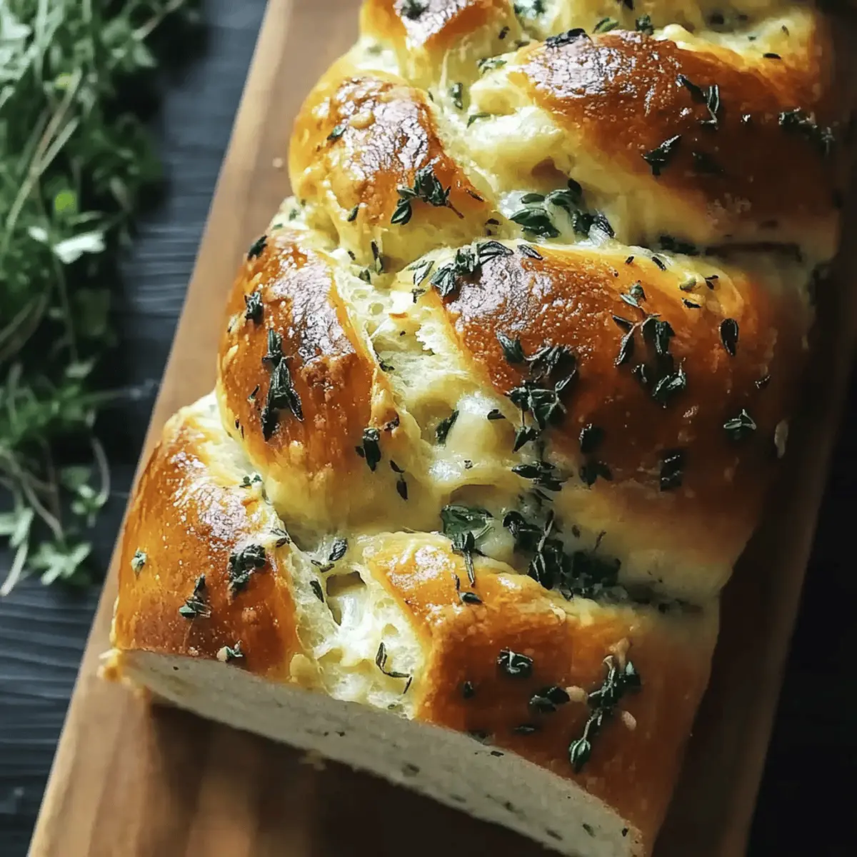 Irresistible Swirled Garlic Herb and Cheese Bread to Savor