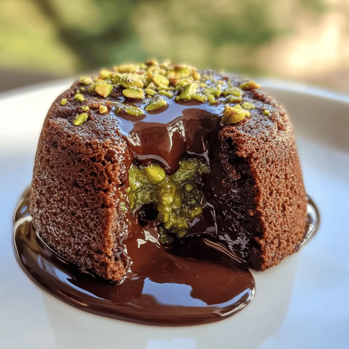 Pistachio Chocolate Lava Cakes for an Irresistible Treat