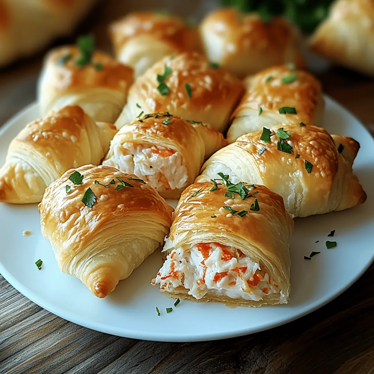 Crab Crescent Bites