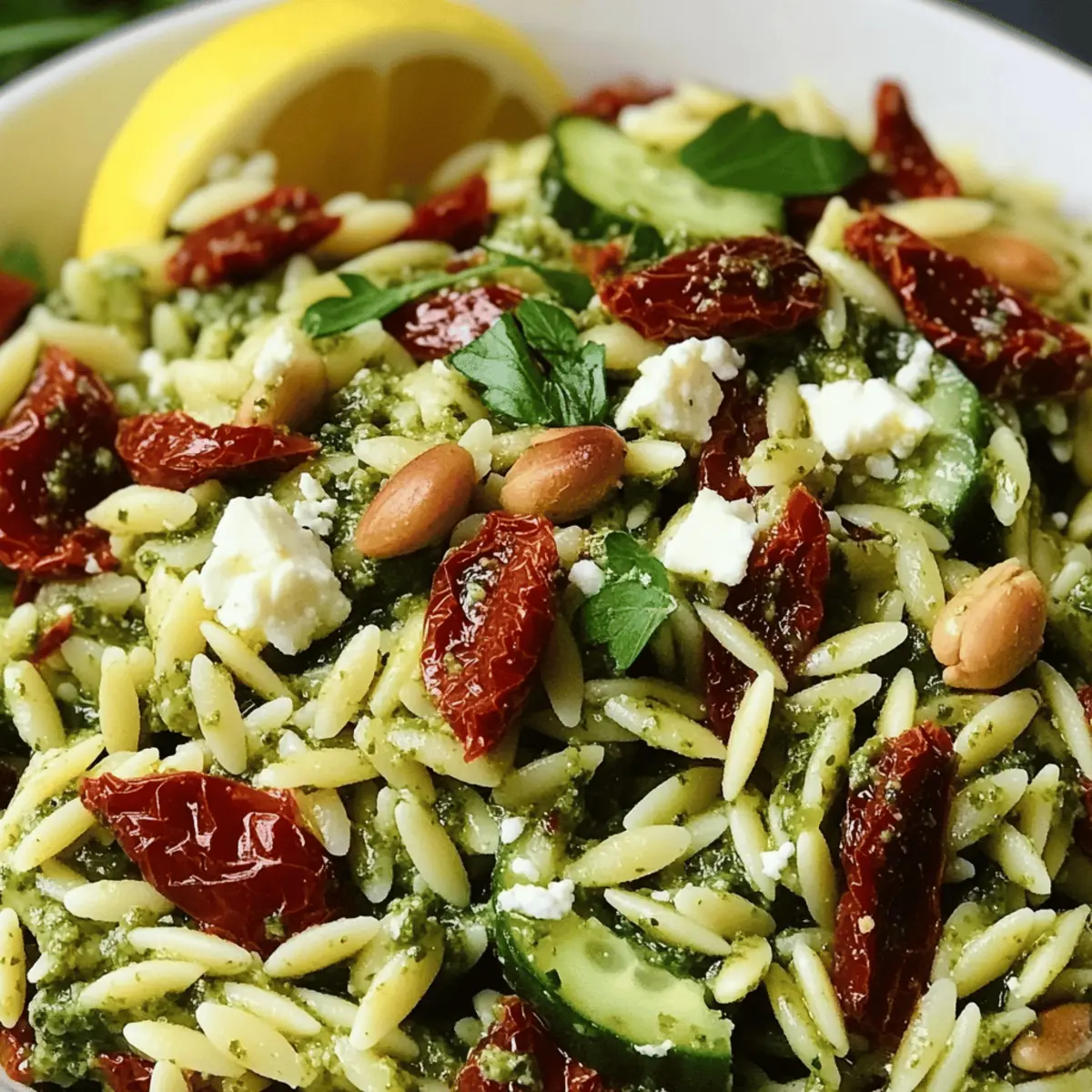 Refreshing Pesto Orzo Salad with Sundried Tomatoes for Any Occasion
