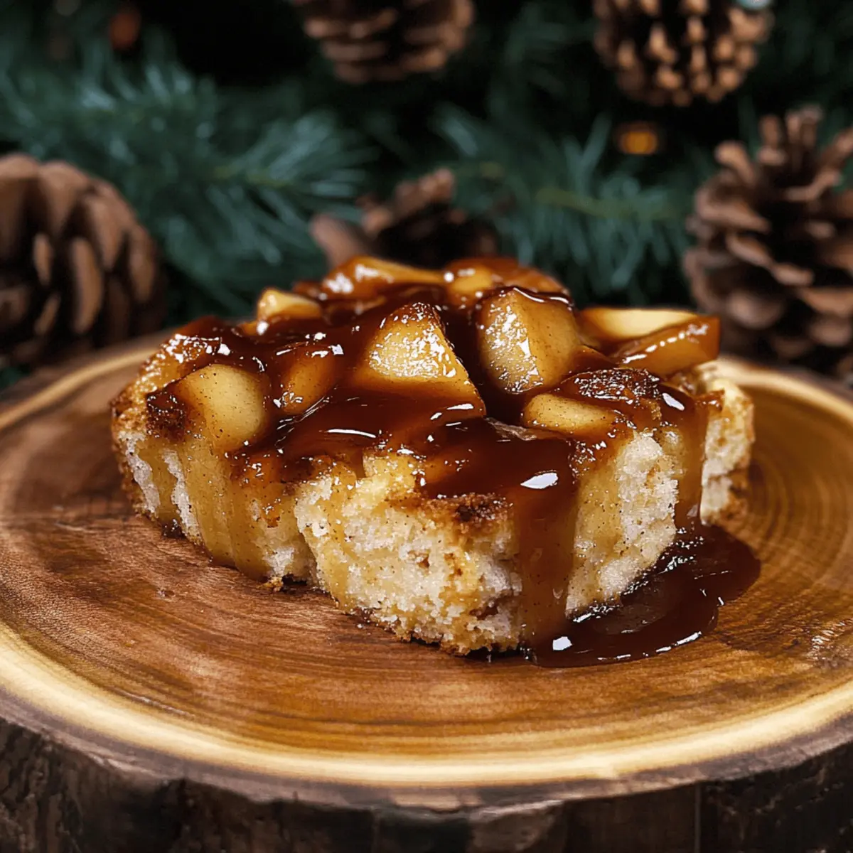 Cardamom Pear Bread Pudding
