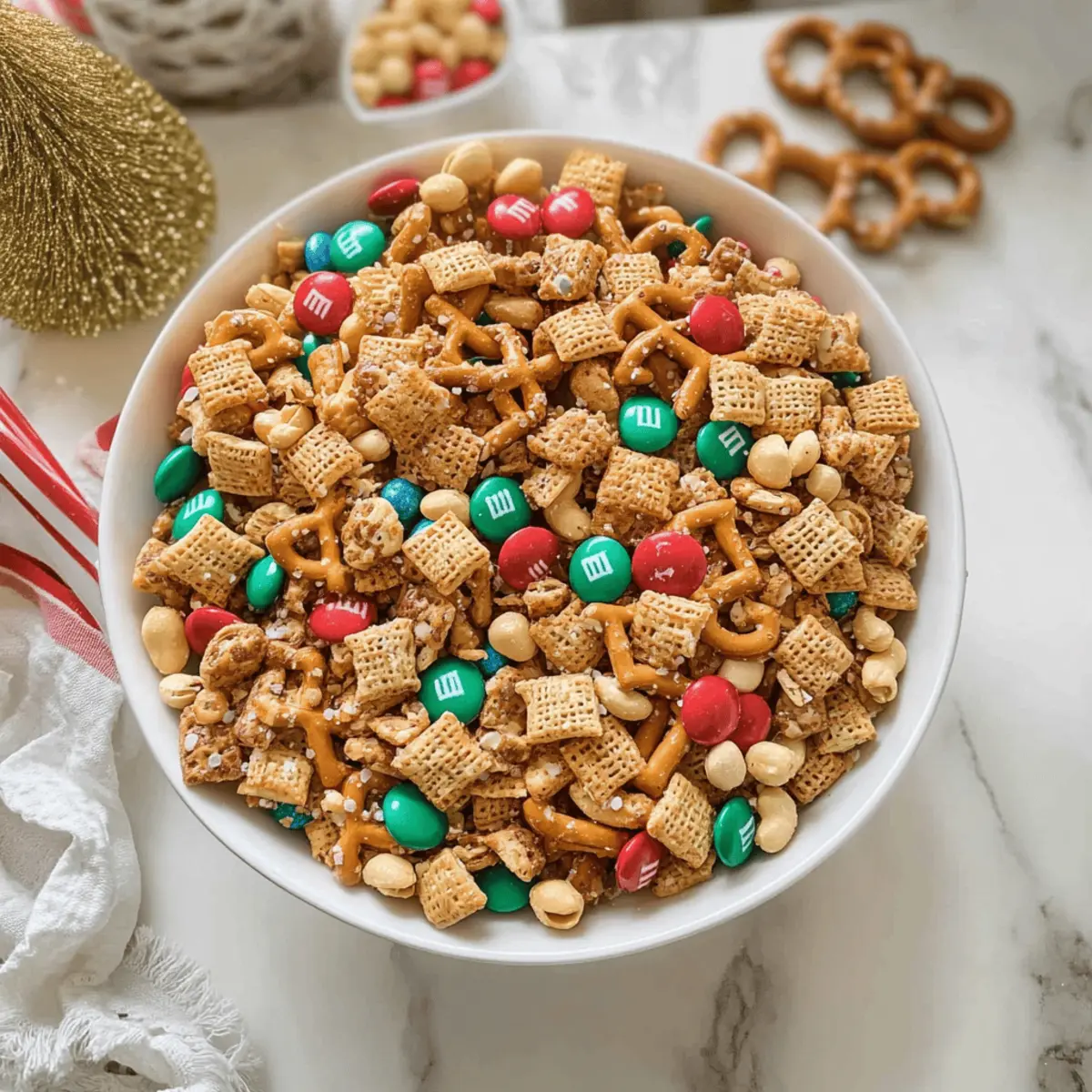Irresistible Christmas Crack Chex Mix for Holiday Cheer