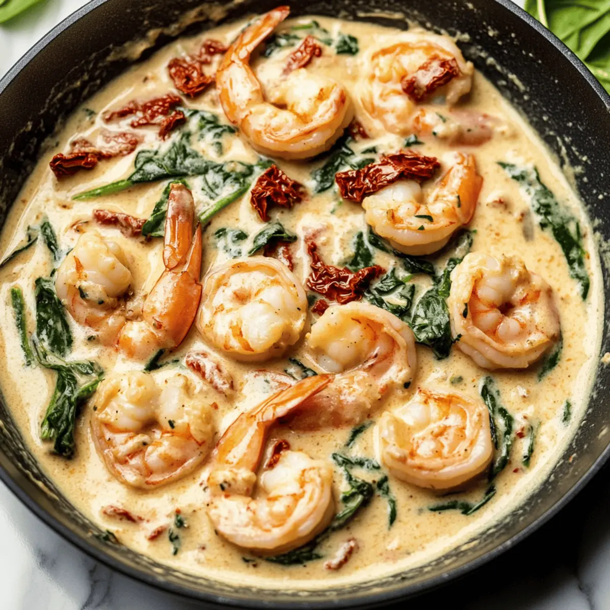 Creamy Tuscan Shrimp