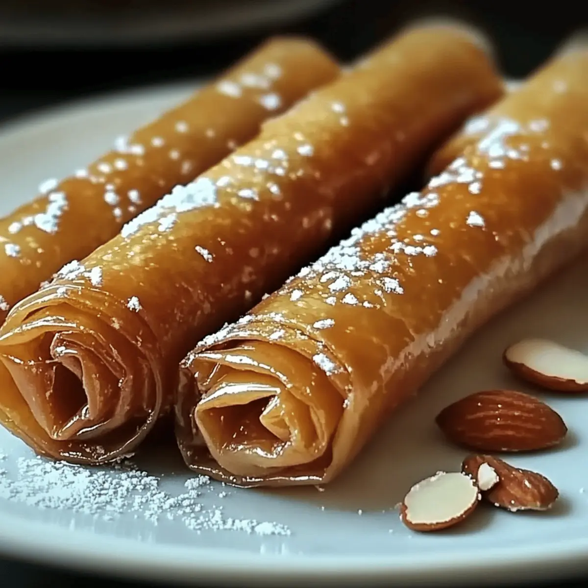 Honey and Almond Cigars