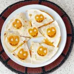 Jack o Lantern Quesadillas