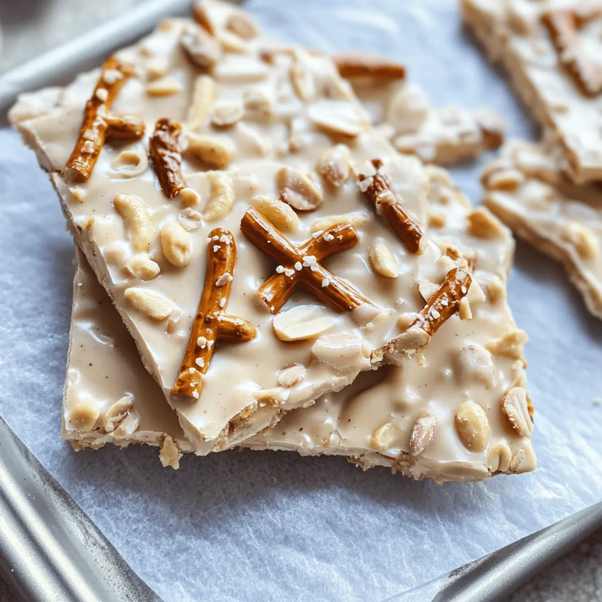 Peanut Butter Pretzel Bark