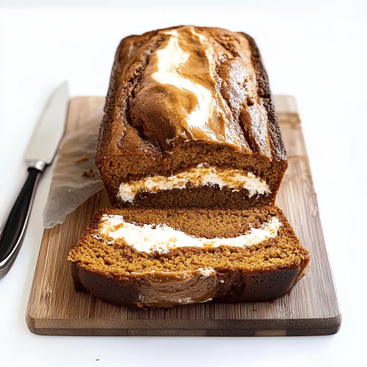 Pumpkin Cream Cheese Bread