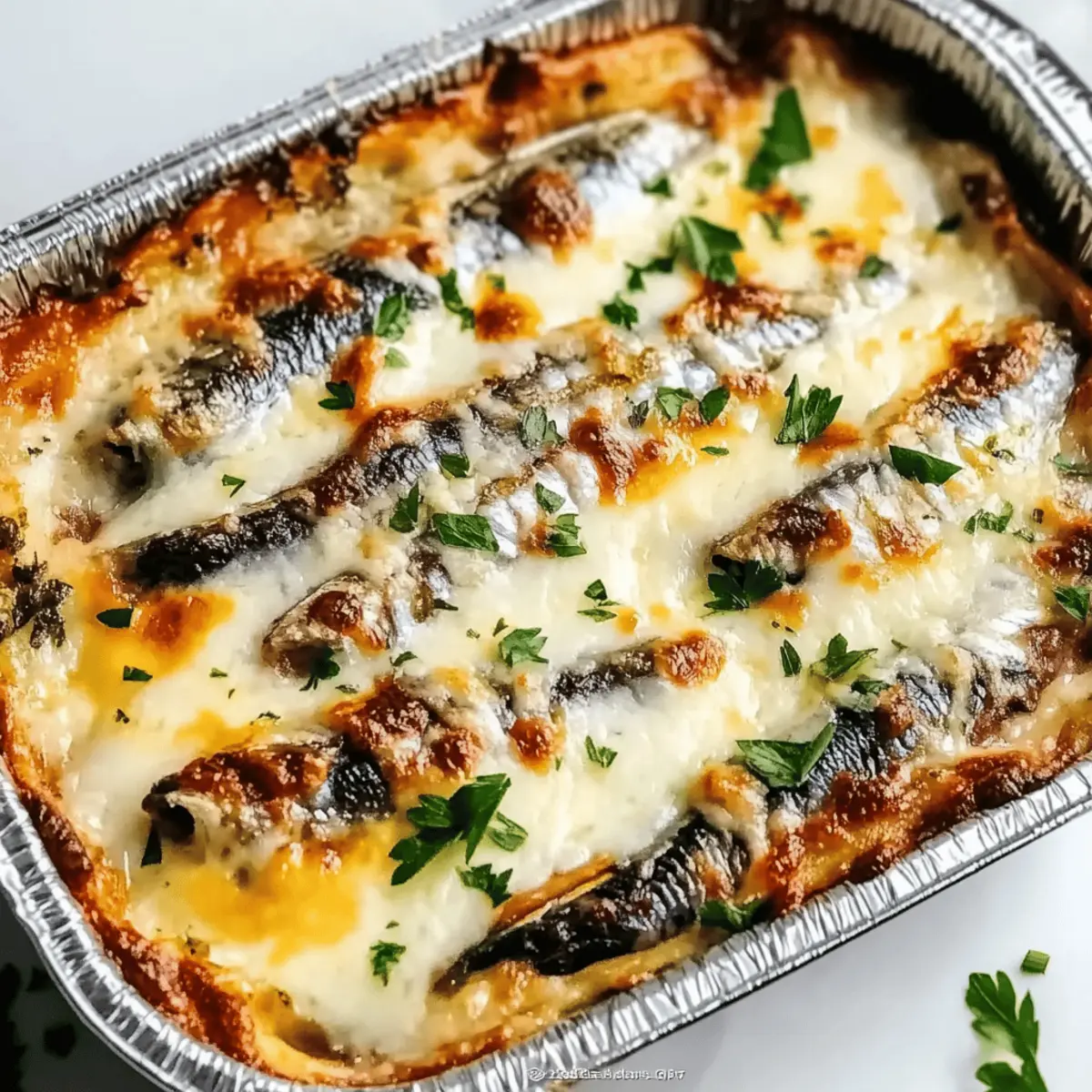 Sardine Margarita Bake