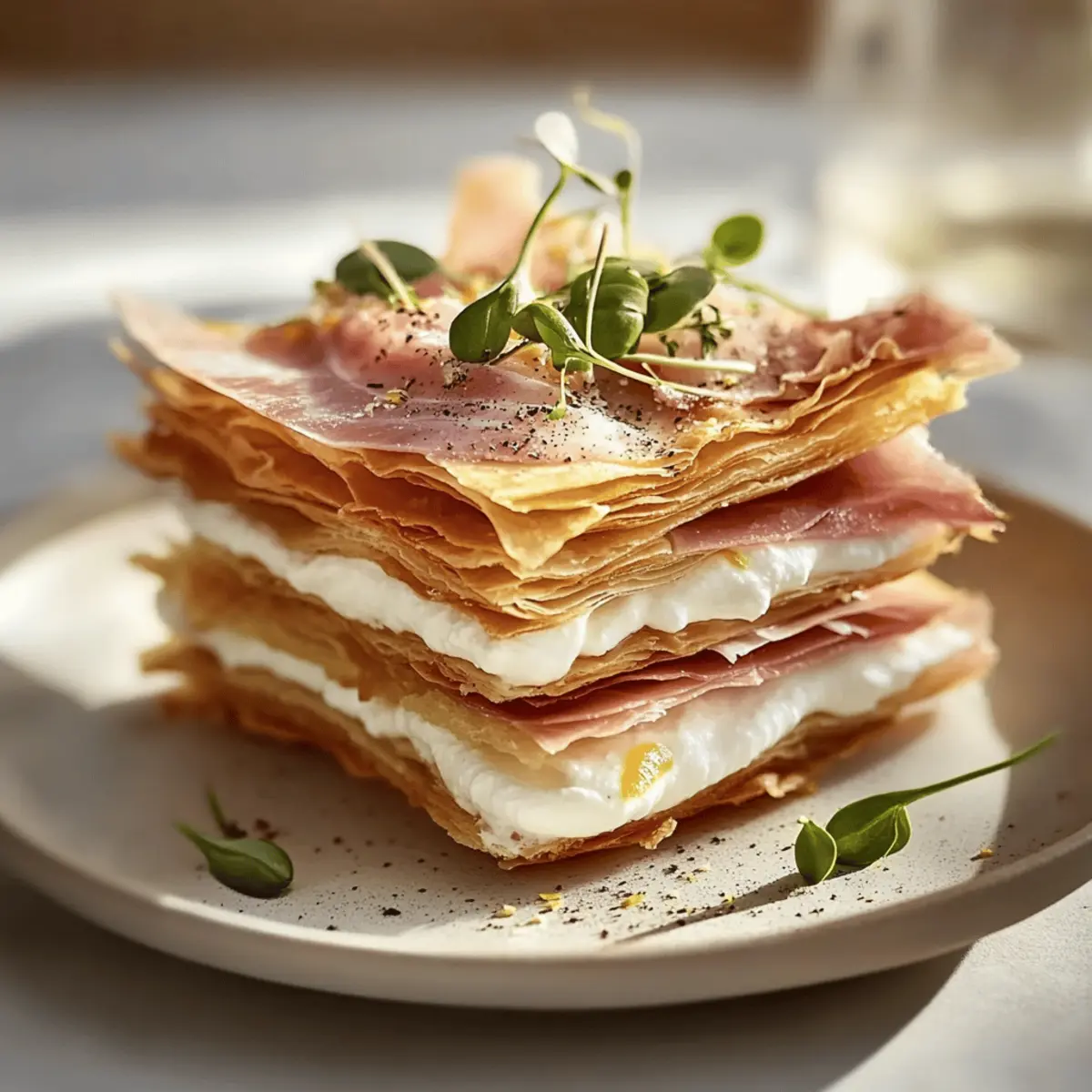 Elevate Brunch with Savory Mille-Feuille and Lemon Ricotta