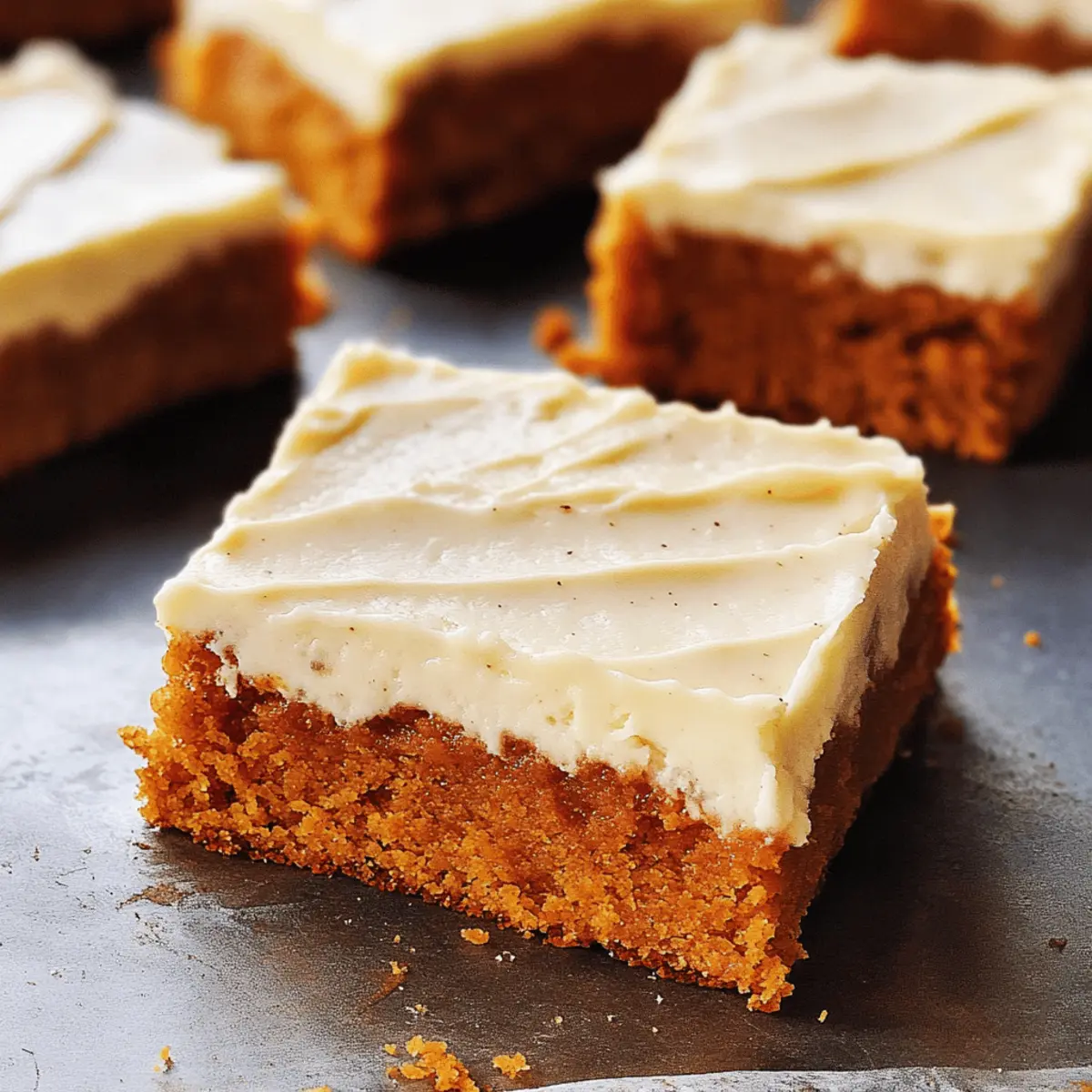 Easy Sheet Pan Libby’s Pumpkin Bars with Creamy Frosting