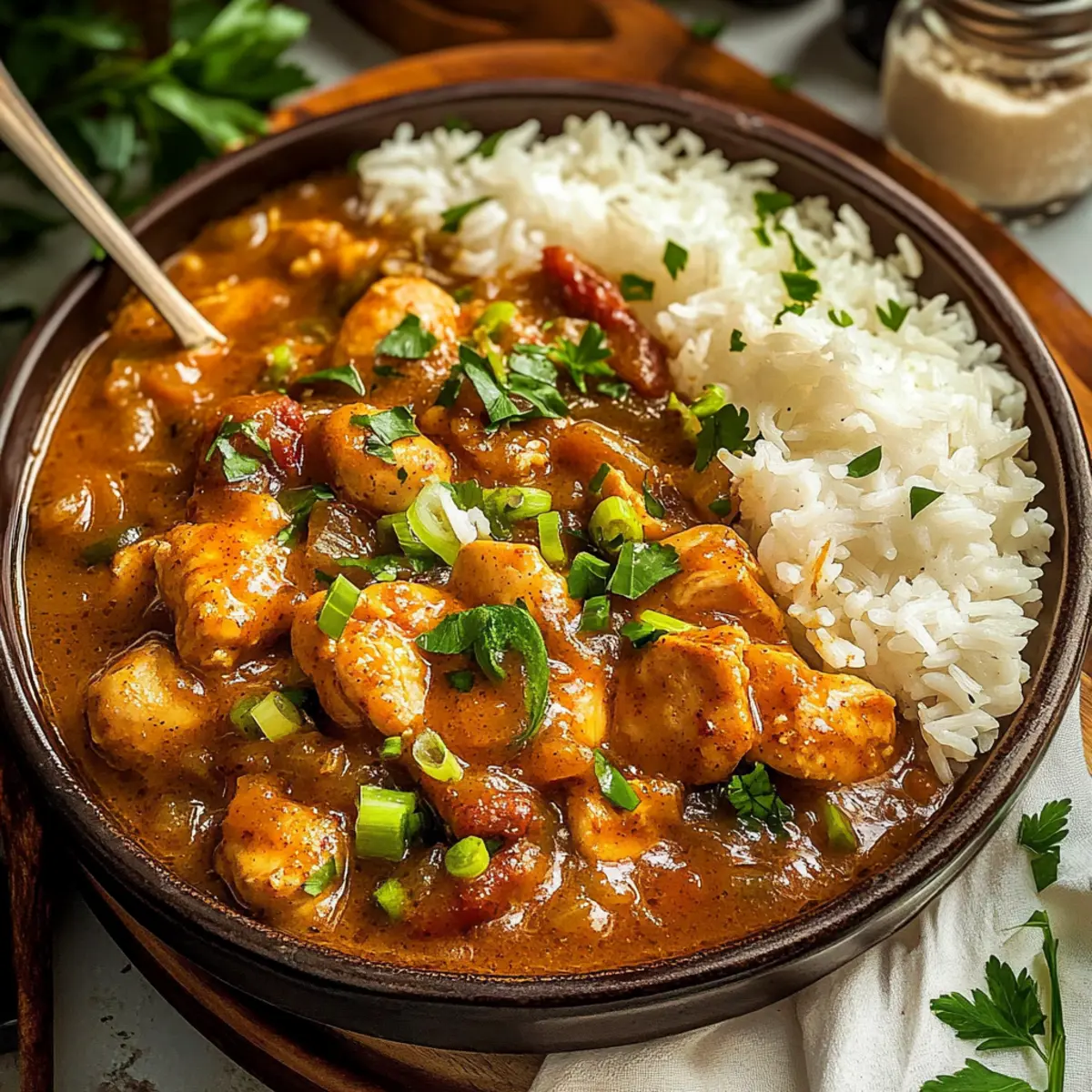 Savory Chicken Étouffée: A Comforting Cajun Delight