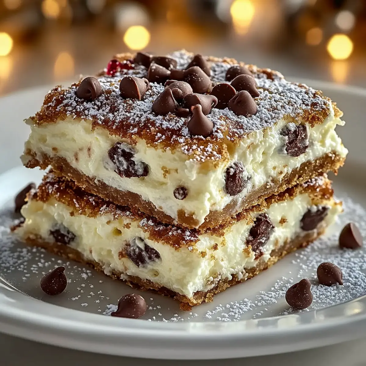 Classic Cannoli Squares