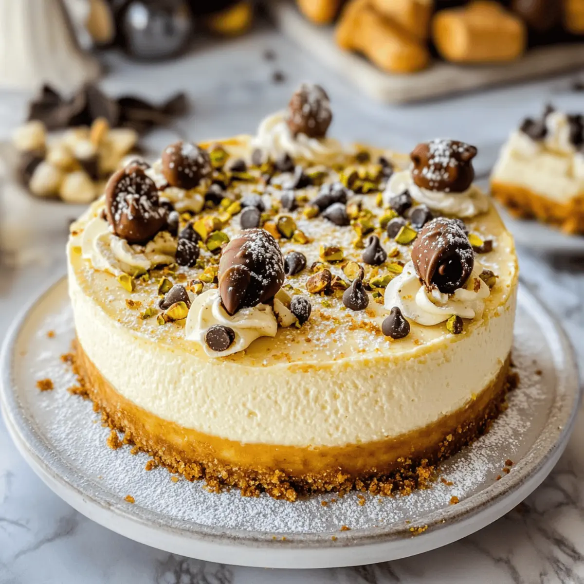 Irresistibly Creamy Cannoli Cheesecake Recipe You'll Adore