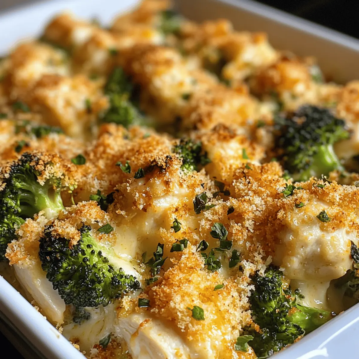 Cheesy Christmas Chicken and Broccoli Bake for Cozy Holiday Fun
