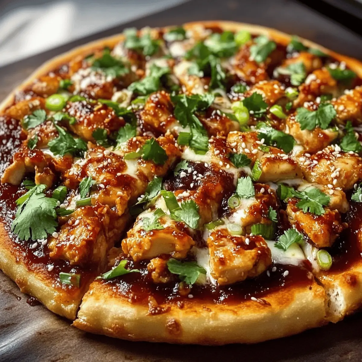 Chili Garlic Chicken Pizza for a Spicy Family Feast