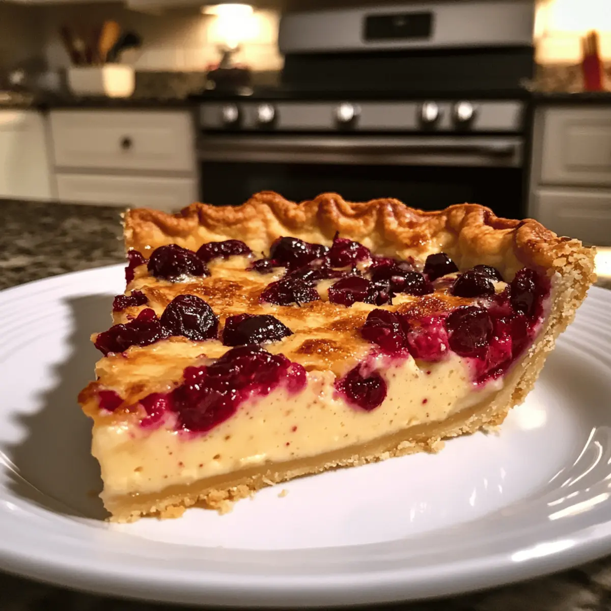 Cranberry Custard Pie: A Creamy Holiday Showstopper
