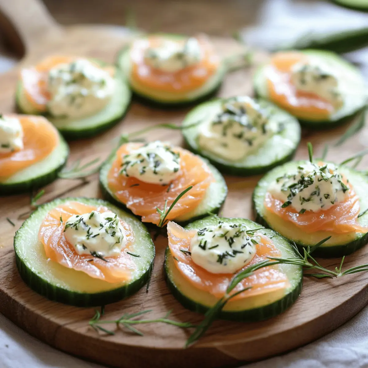Cucumber Smoked Salmon Bites: Effortless Party Appetizer