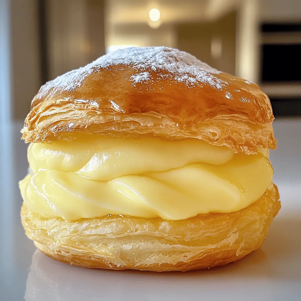 Light Choux Pastries Filled with Lemon Cream: A Zesty Delight