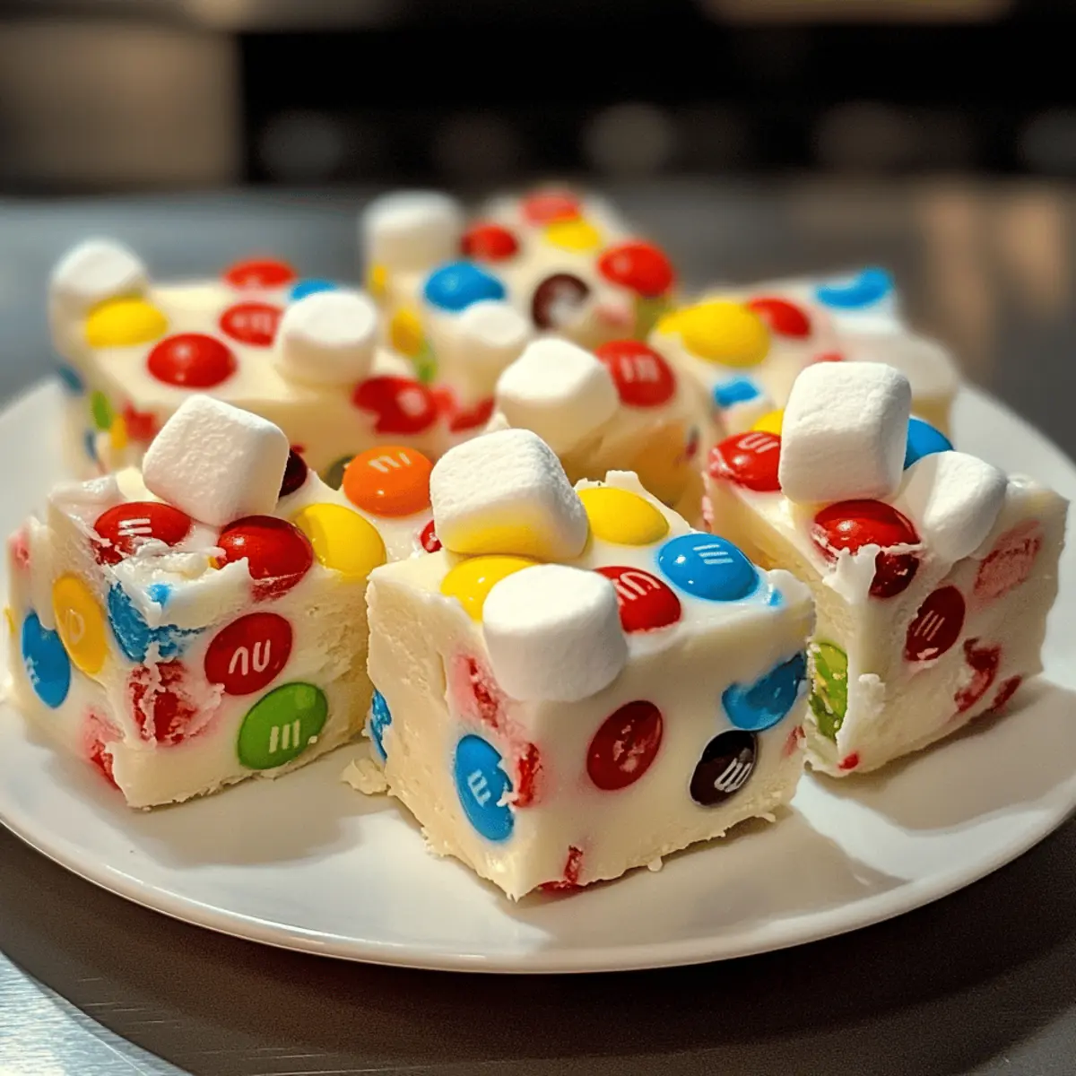 Marshmallow M&M Fudge: No-Bake Bliss for Everyone!