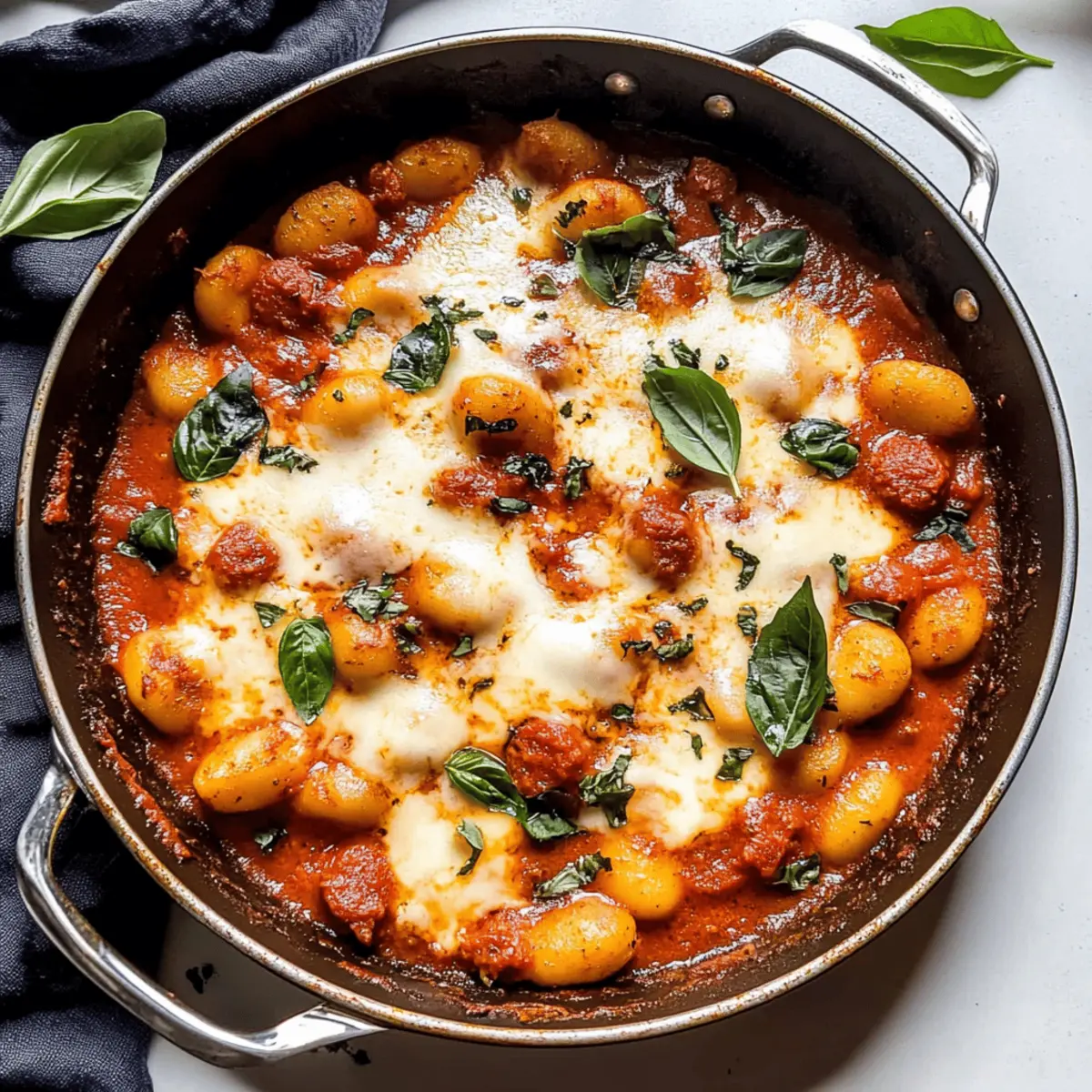 One Pan Chorizo Gnocchi Bake: Comfort Food in 30 Minutes