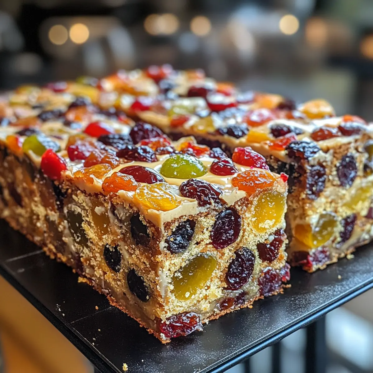 Festive Christmas Fruitcake Traybake: A Shareable Delight
