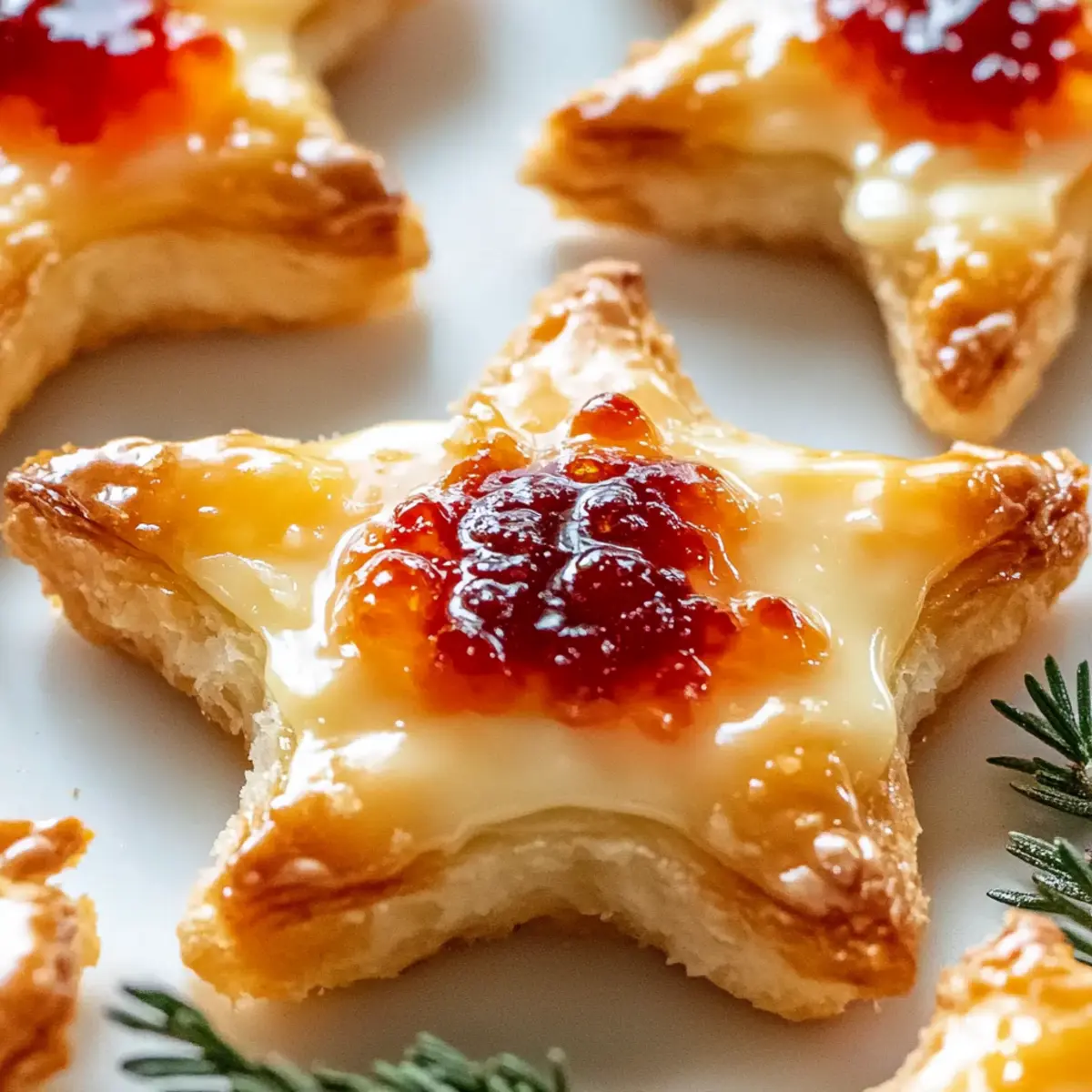 Star-Shaped Cheese Appetizers: Festive Flavors in Every Bite