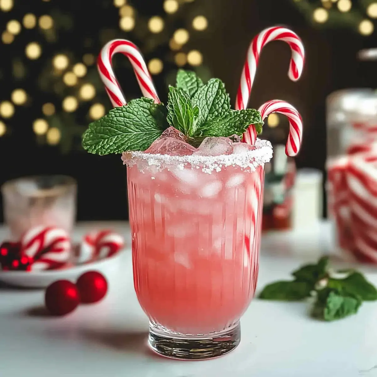 Candy Cane Cooler Mocktail: Sip into Festive Cheer!