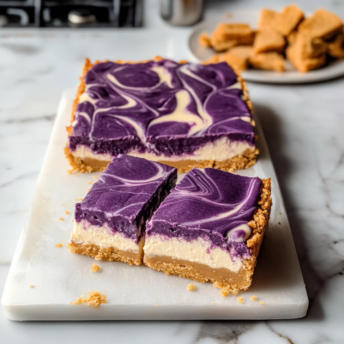Ube Cheesecake Bars