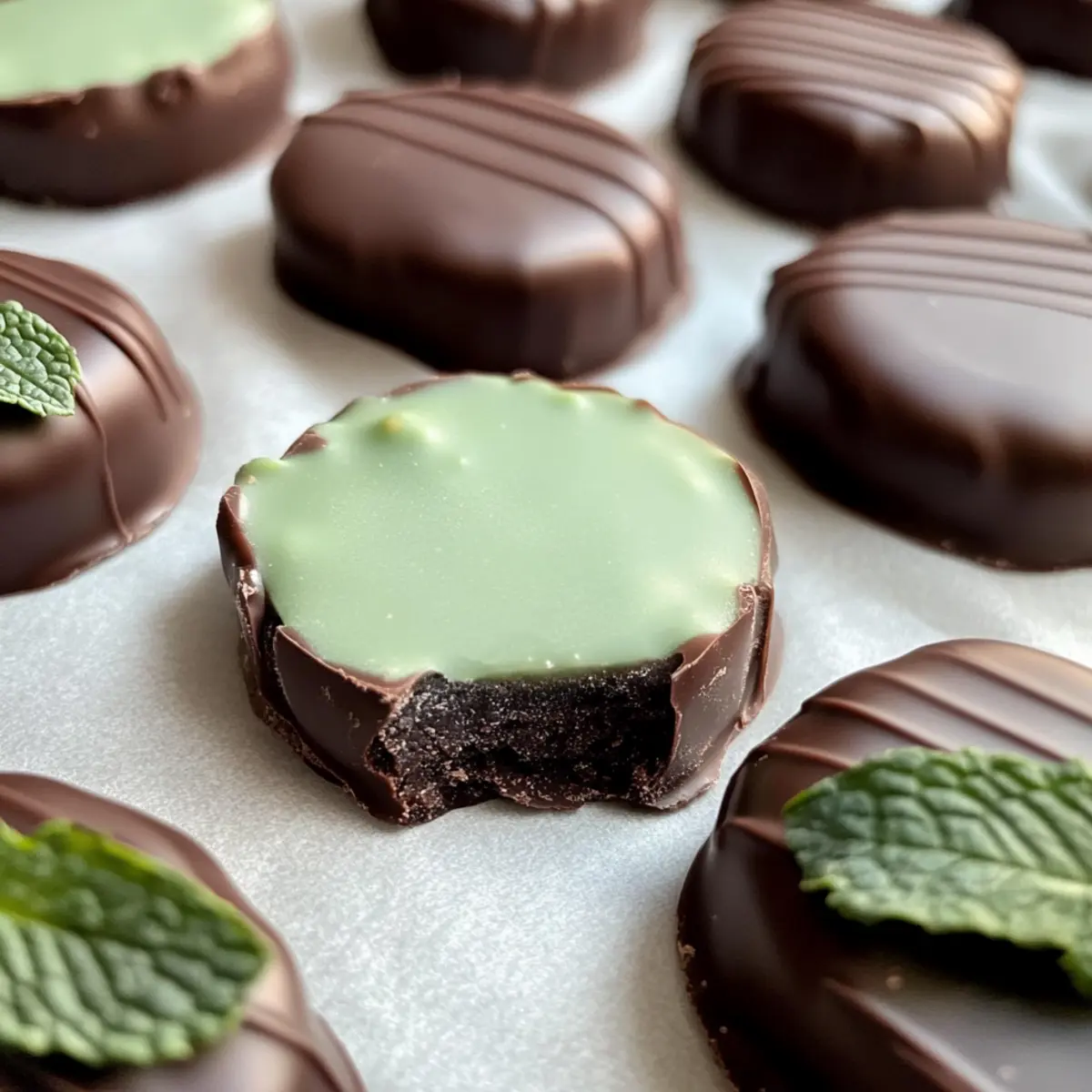Homemade Andes Mint Chocolates with a Healthy Twist