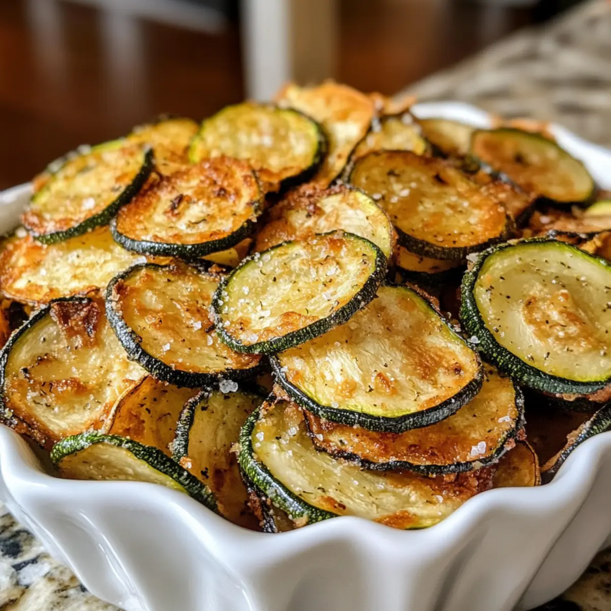 Salt and Vinegar Zucchini Chips: Crunchy Guilt-Free Delight