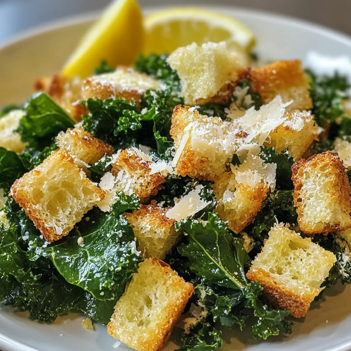 Lemony Parmesan Kale Salad: A Quick & Zesty Treat!
