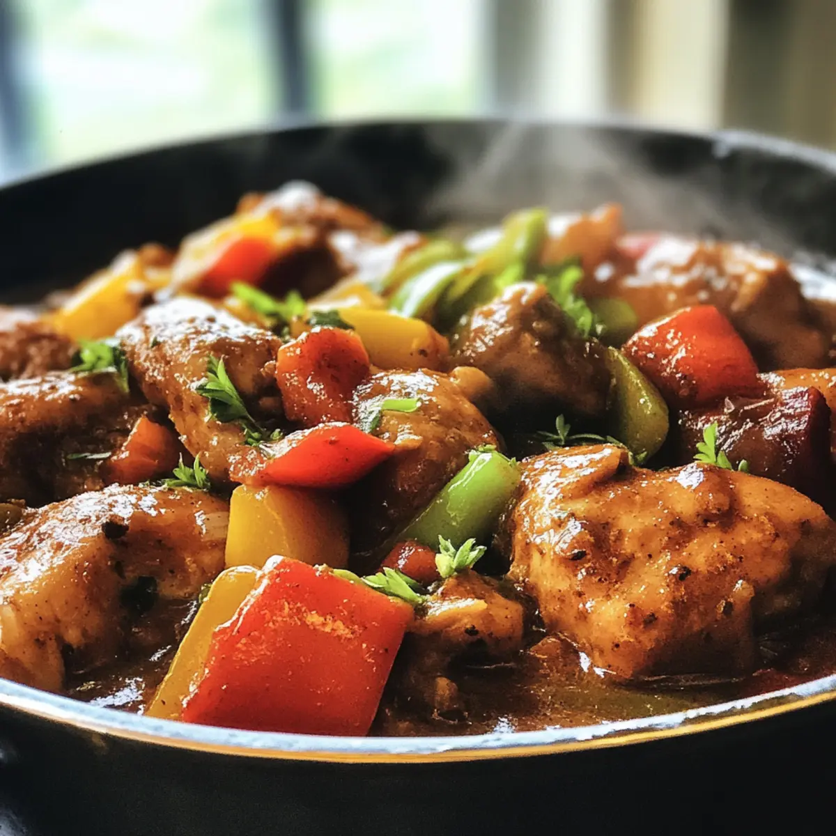 Savory Brown Stew Chicken That Melts in Your Mouth