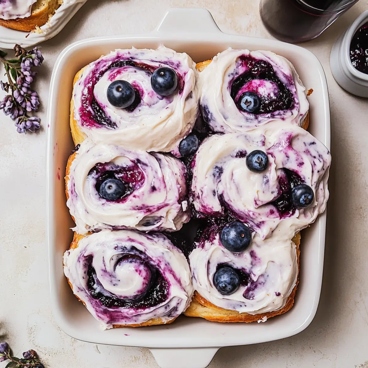 Blueberry Cinnamon Rolls