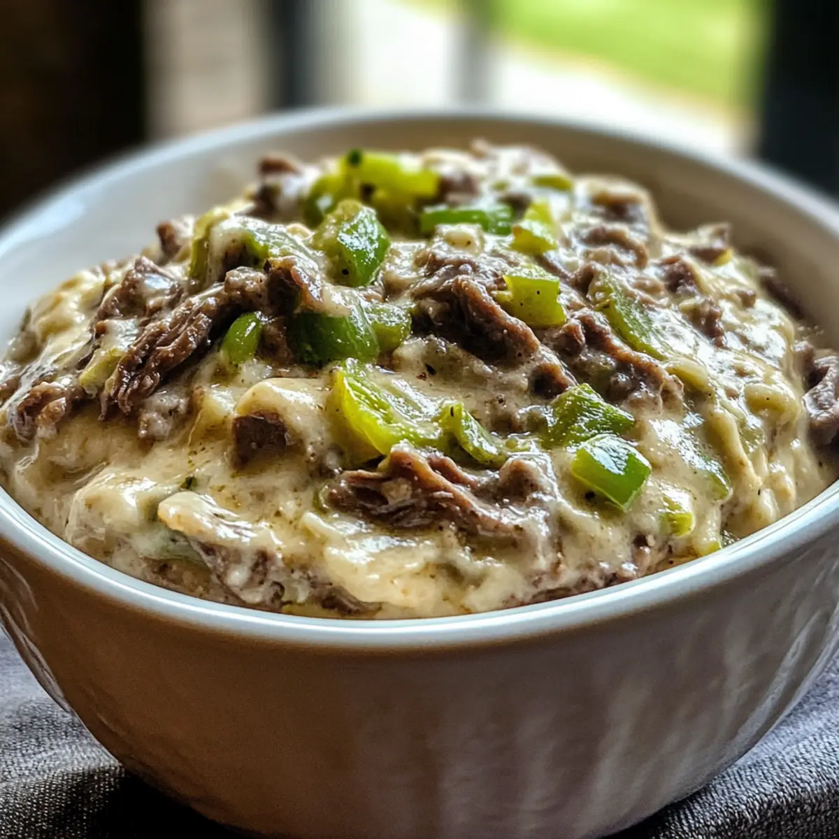 Beef Philly Cheese Steak Dip