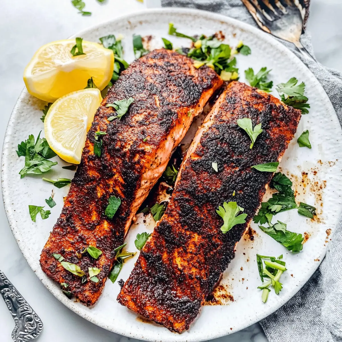 Sumac Blackened Salmon: Quick, Flavorful Dinner Delight
