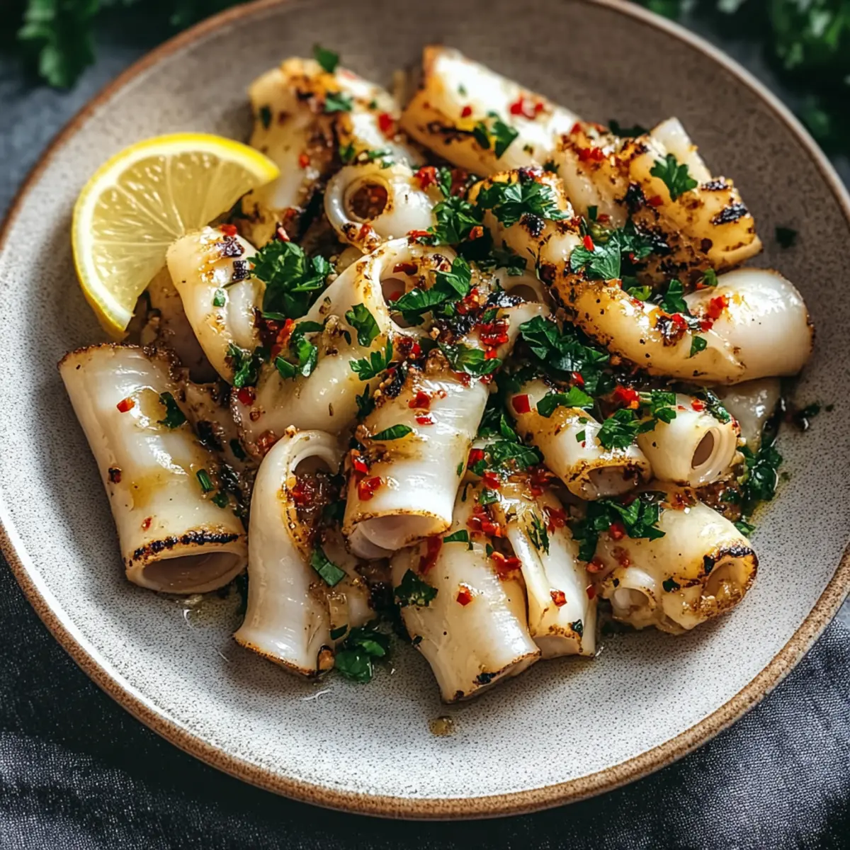 Grilled Garlic Chili Squid: A Flavor-Packed Seafood Treat