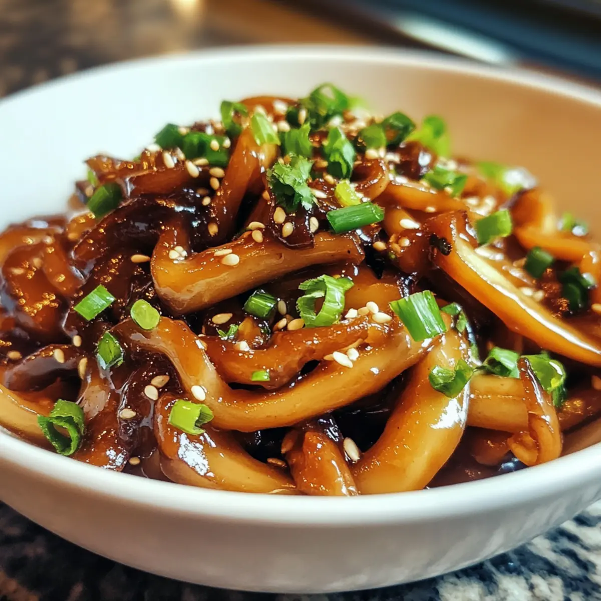 Spicy Enoki Mushrooms: Your New Favorite Quick Dish!
