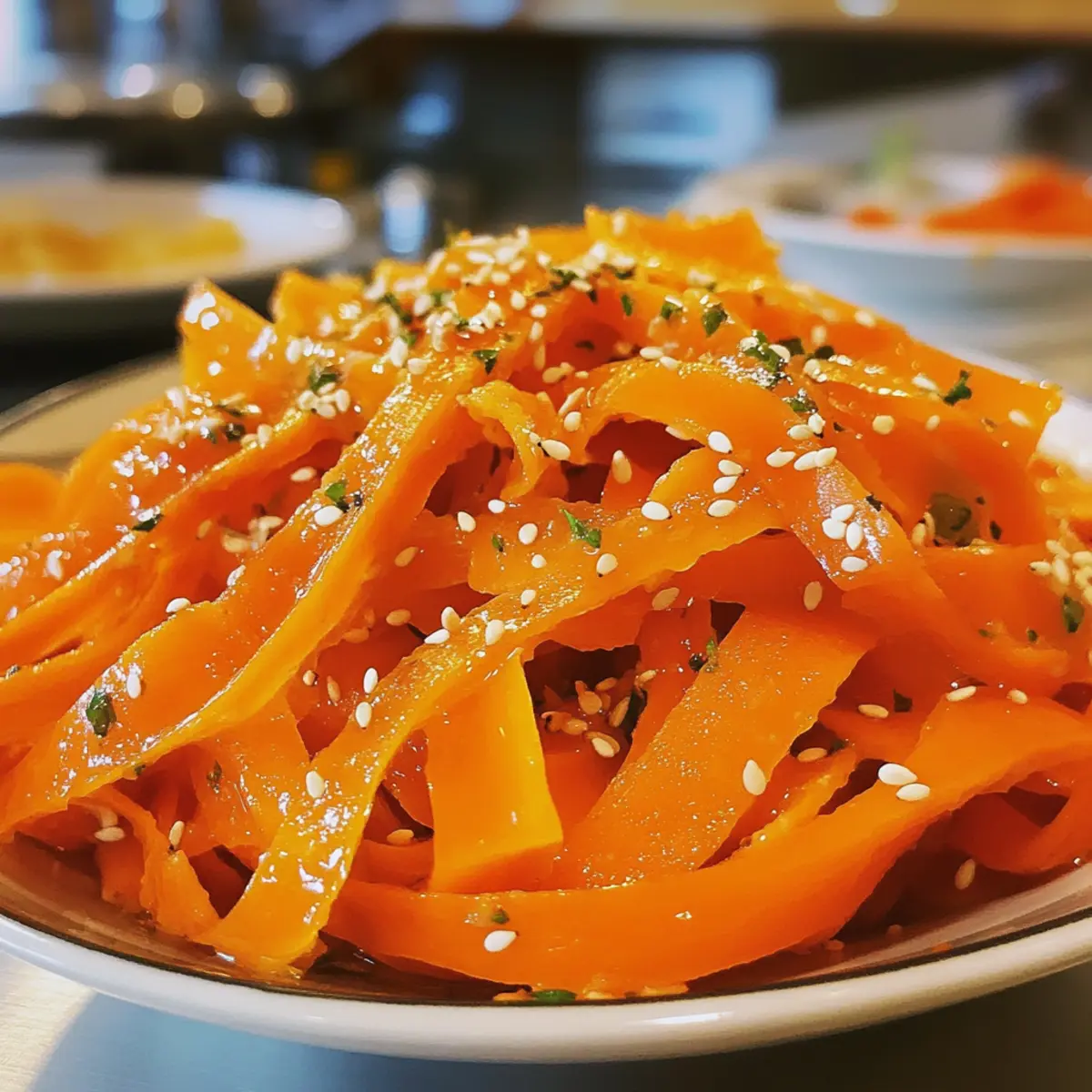 Asian Raw Carrot Salad Perfect for Healthy Meal Prep