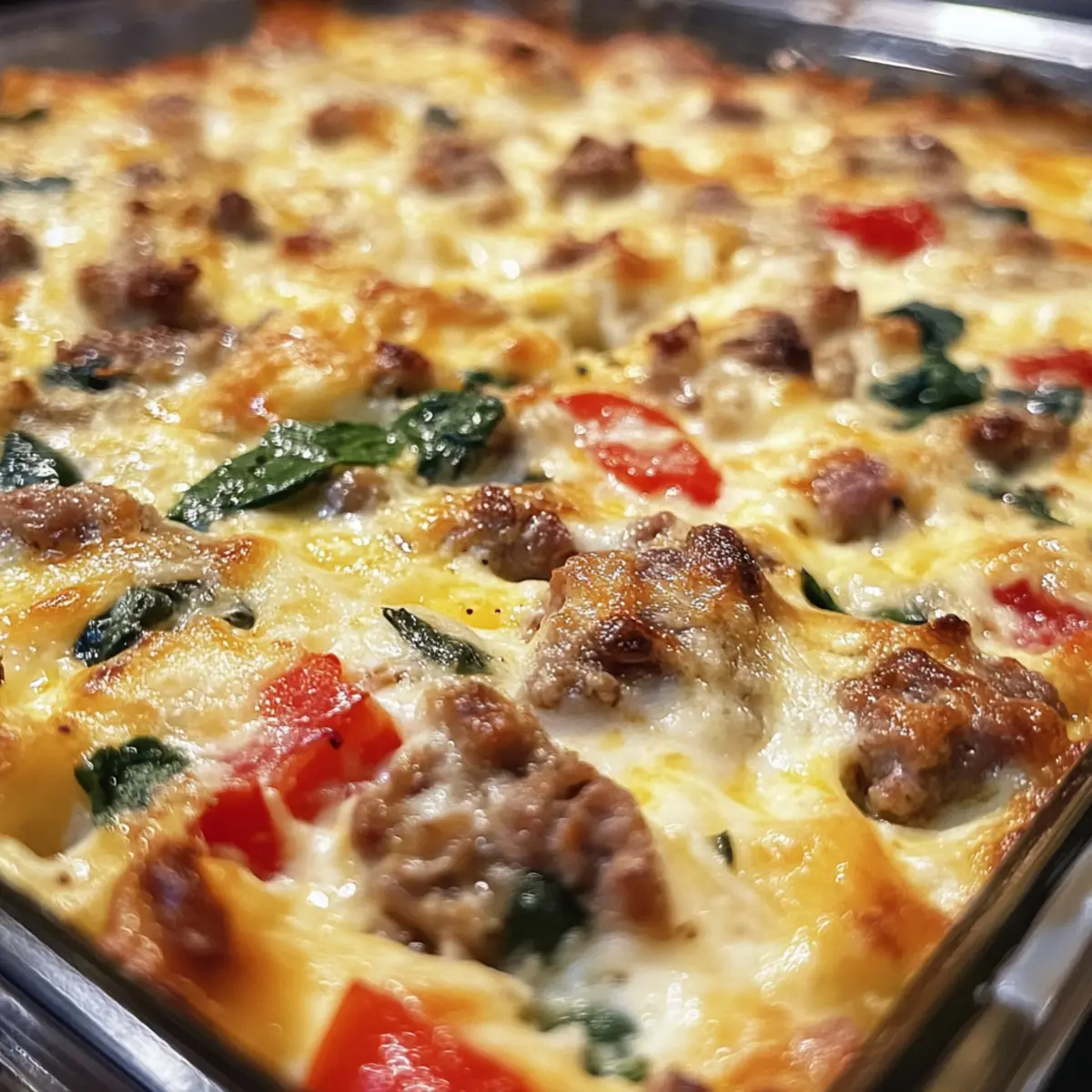 Savor the Morning with Overnight Italian Breakfast Casserole