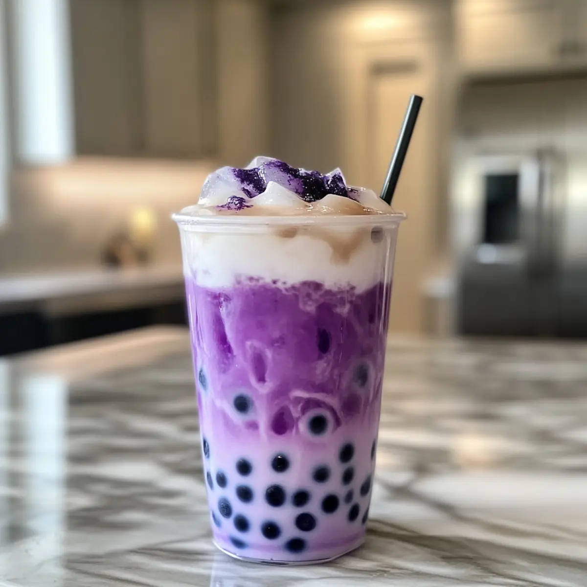 Deliciously Creamy Purple Boba Tea You Can Make at Home