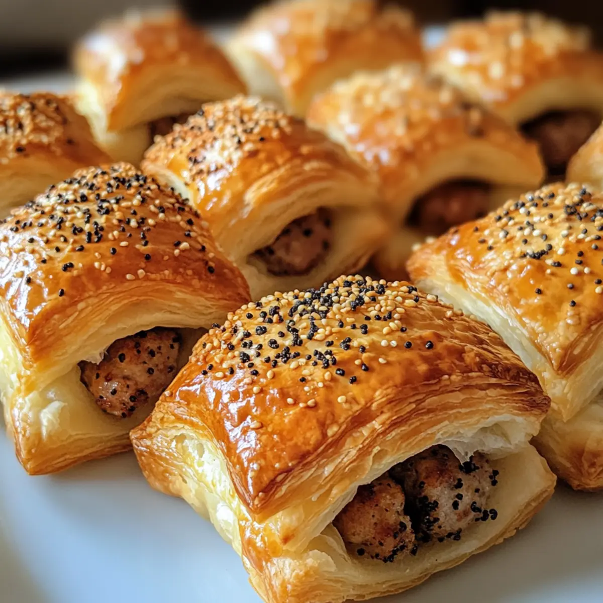 Puff Pastry Sausage Bites