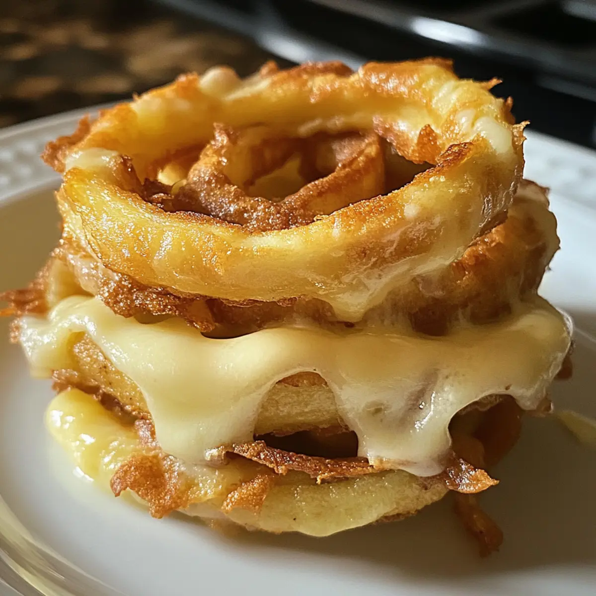 Crispy Keto Onion Rings Chaffle for Guilt-Free Snacking