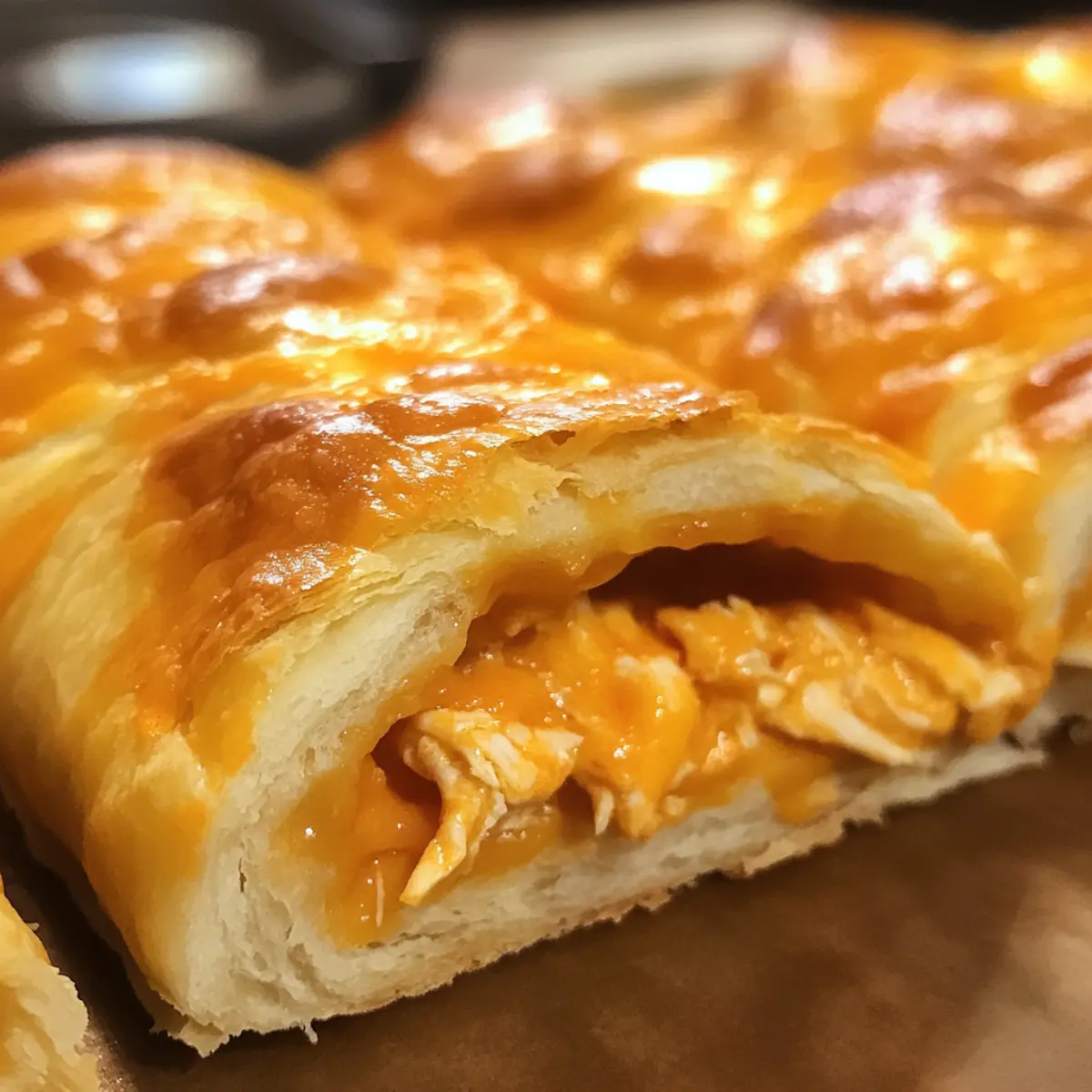 Cheesy Buffalo Ranch Chicken Bombs