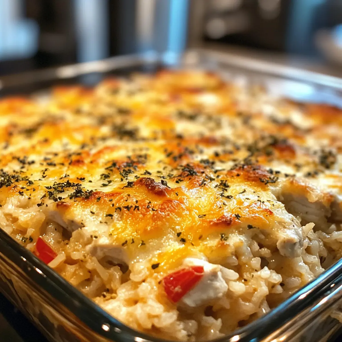 Creamy Chicken and Rice Queso Casserole for Cozy Nights