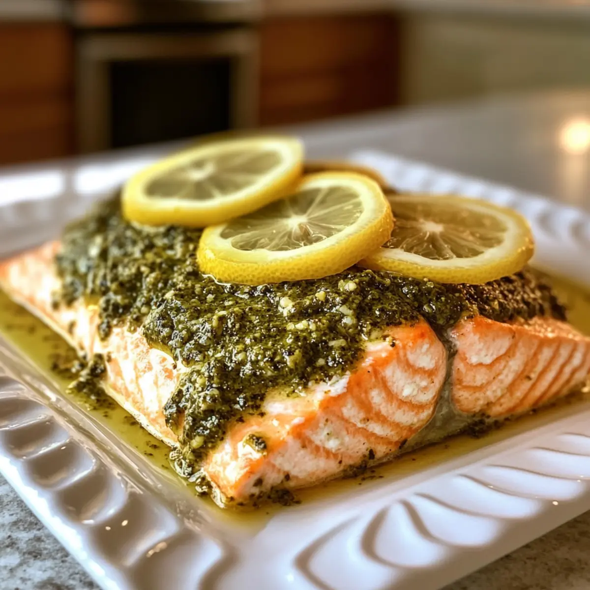Pesto Butter Salmon: A Quick & Flavorful Dinner Delight