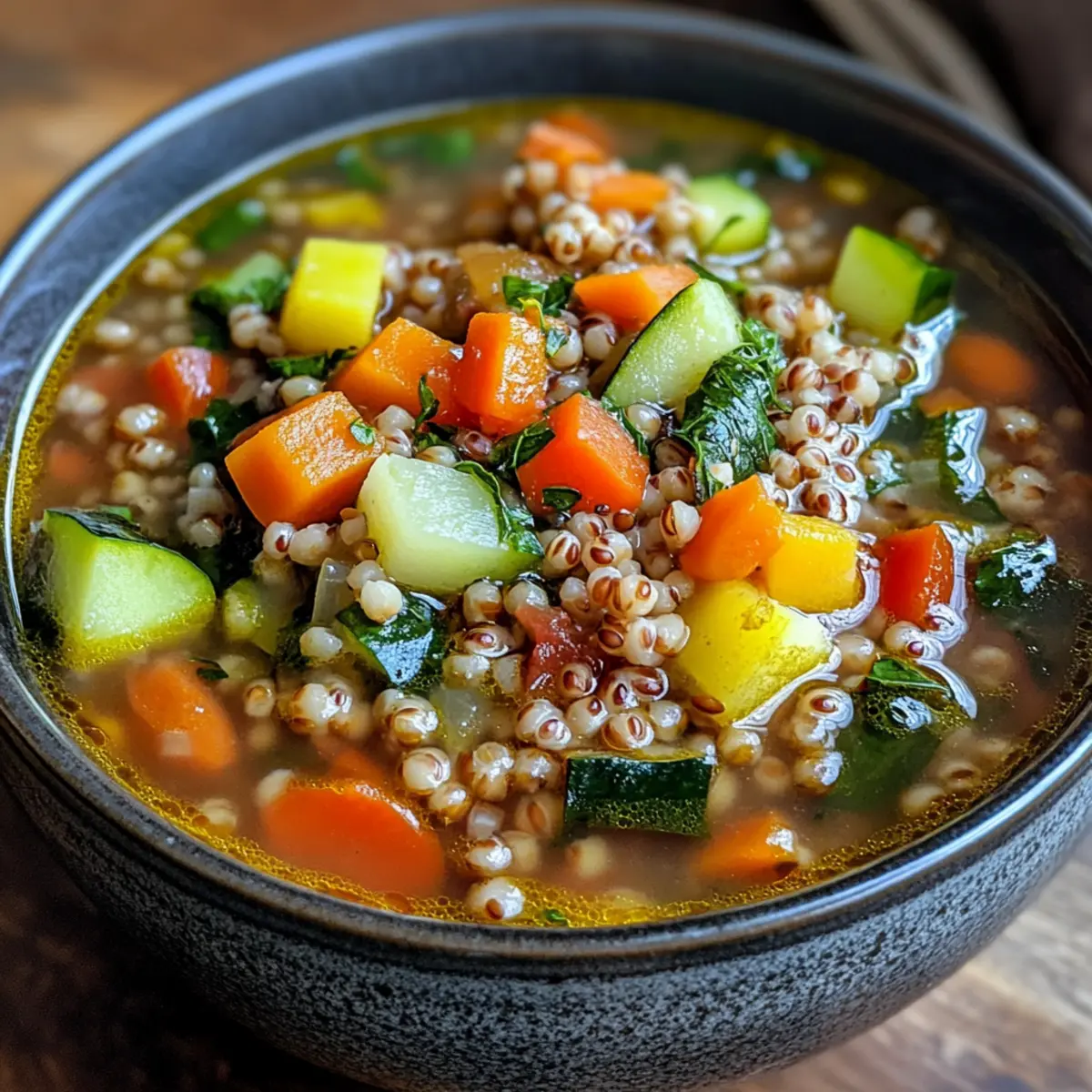 Instant Pot Buckwheat Minestra: Comforting & Nutritious Delight