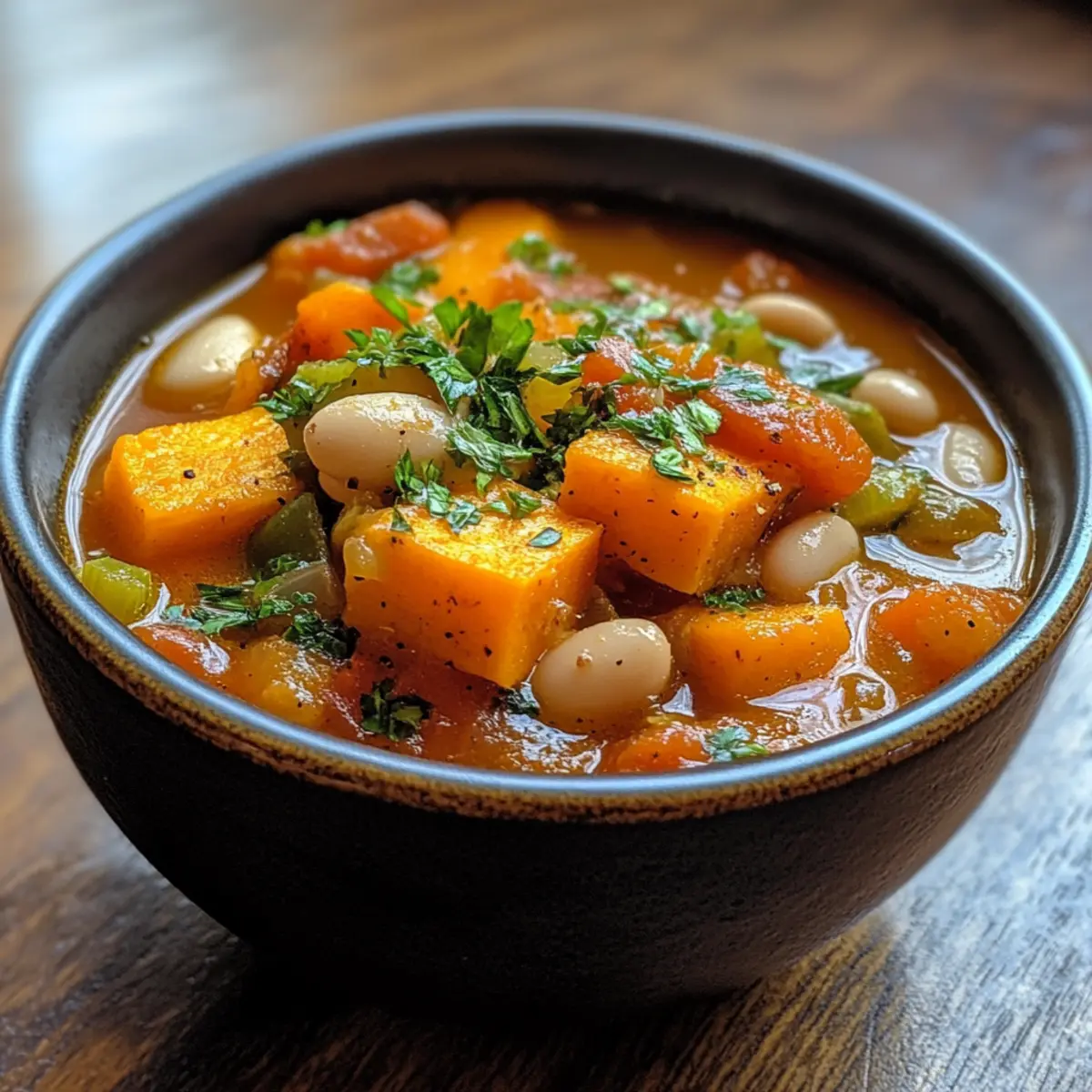 Hearty Vegan Sweet Potato Stew for Cozy Comfort Evenings
